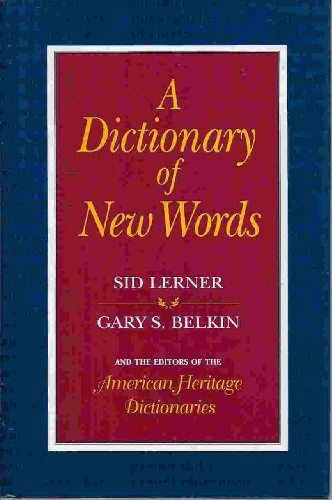 A dictionary of new words