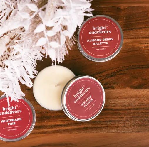Bright Endeavors Candle: Holiday Tins Gift Set - Image 2