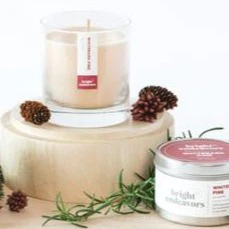 Bright Endeavors Candle: White Bark Pine (9 oz.) - Image 2