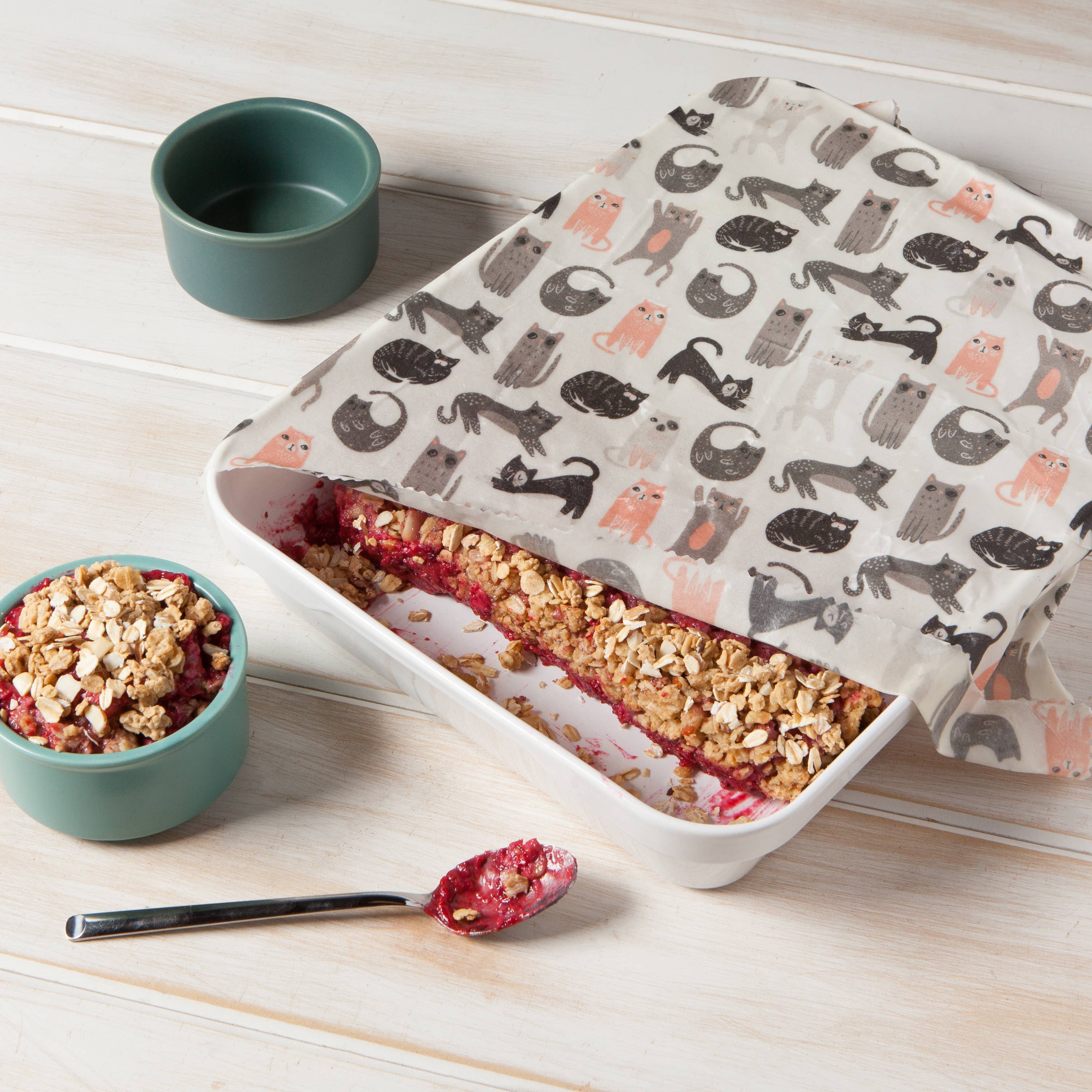 Ecologie: Cats Extra Large Beeswax Wrap - Image 2