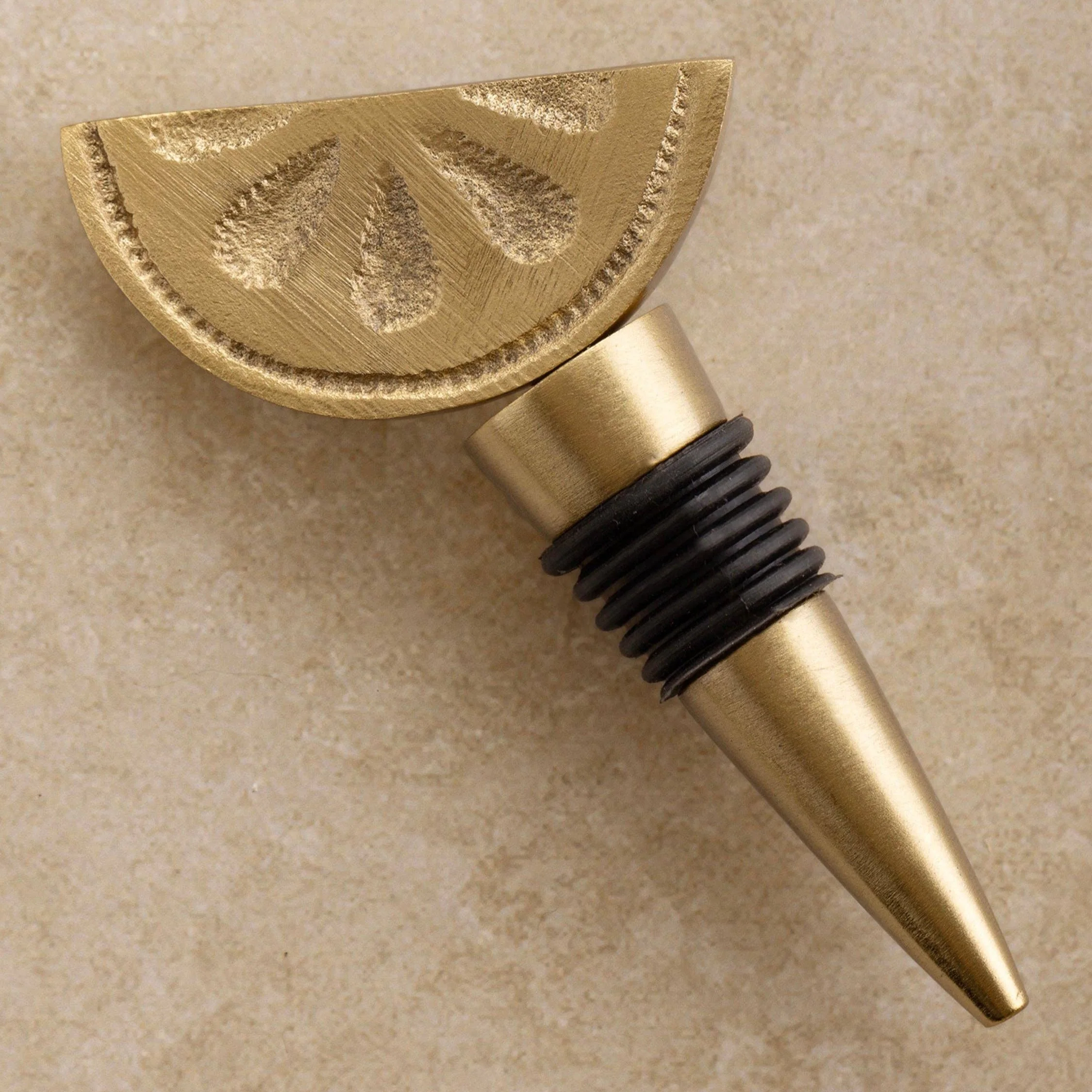 Gauri Kohli: Trellis Wine Bottle Stopper - 4.5" x 2"