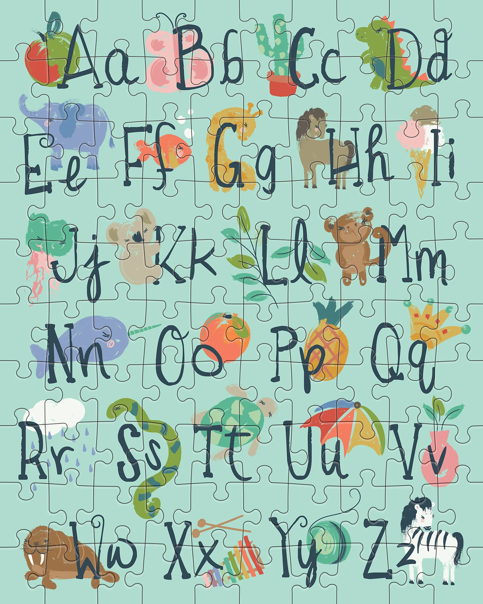 JIGGY Puzzles: JIGGY Junior 100pc: Baby Safari by Jennifer Ellory - Image 2