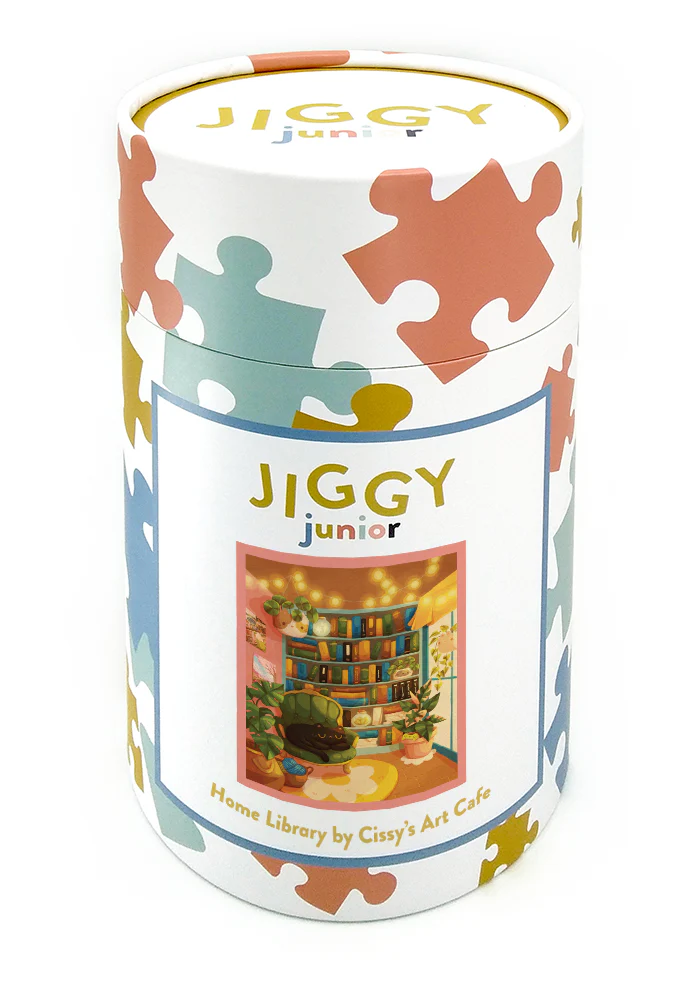 JIGGY Puzzles: JIGGY Junior 100pc: Home Library by Cissy's Art Cafe - Image 2