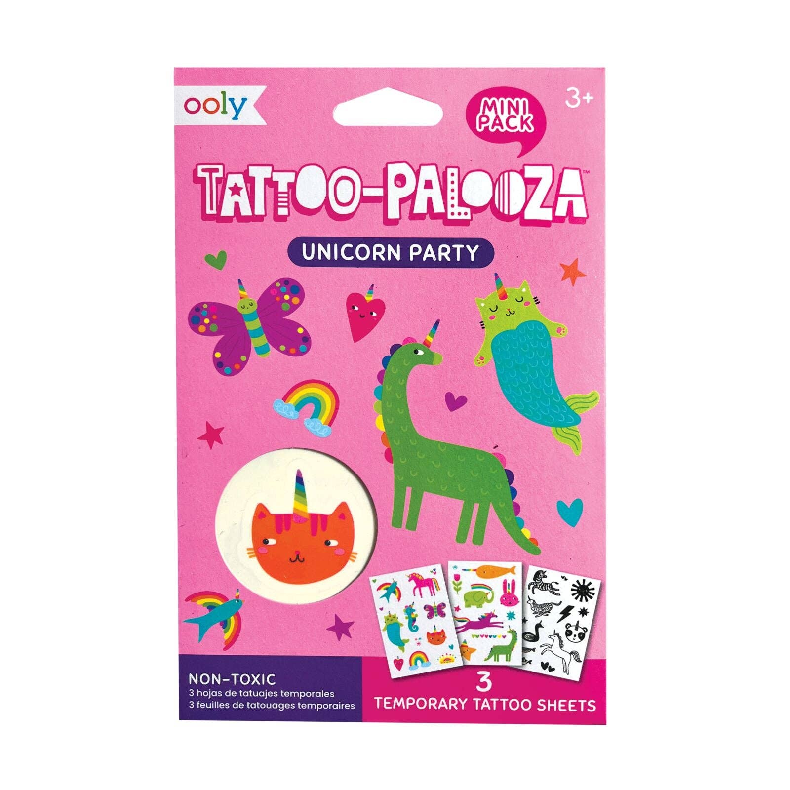 OOLY: Mini Temporary Tattoos - Unicorn Party