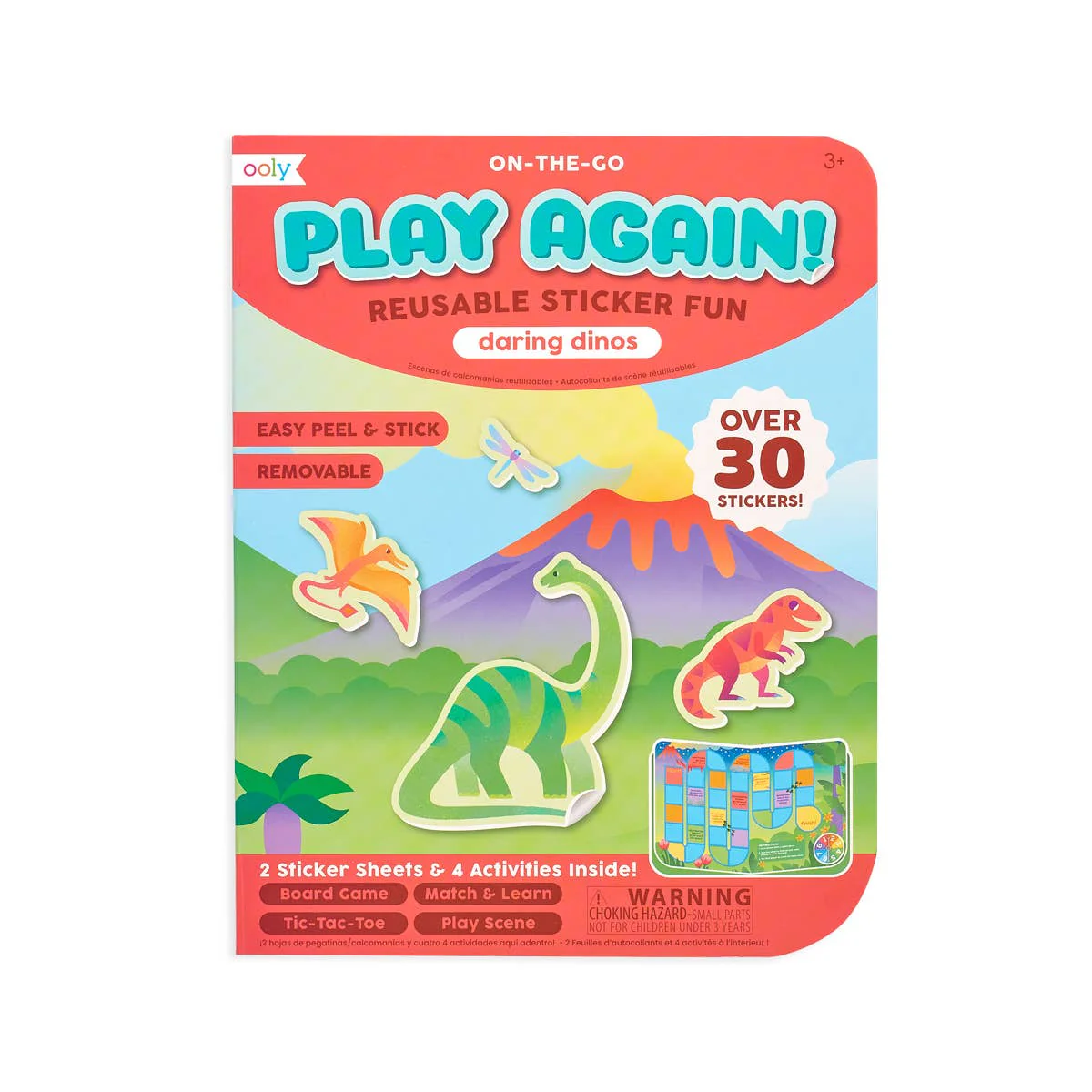 OOLY: Play Again! Mini On-The-Go Activity Kit - Daring Dinos