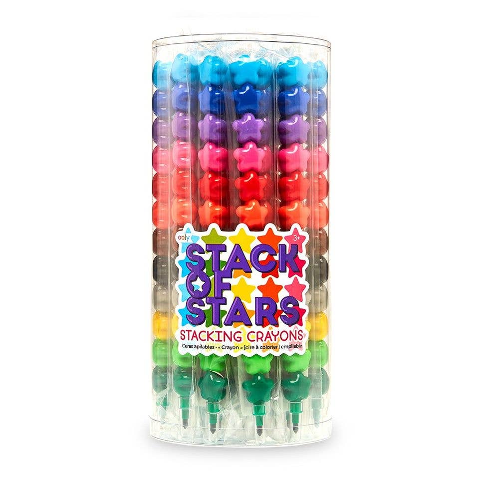OOLY - Stack of Stars Stacking Crayons - Image 2