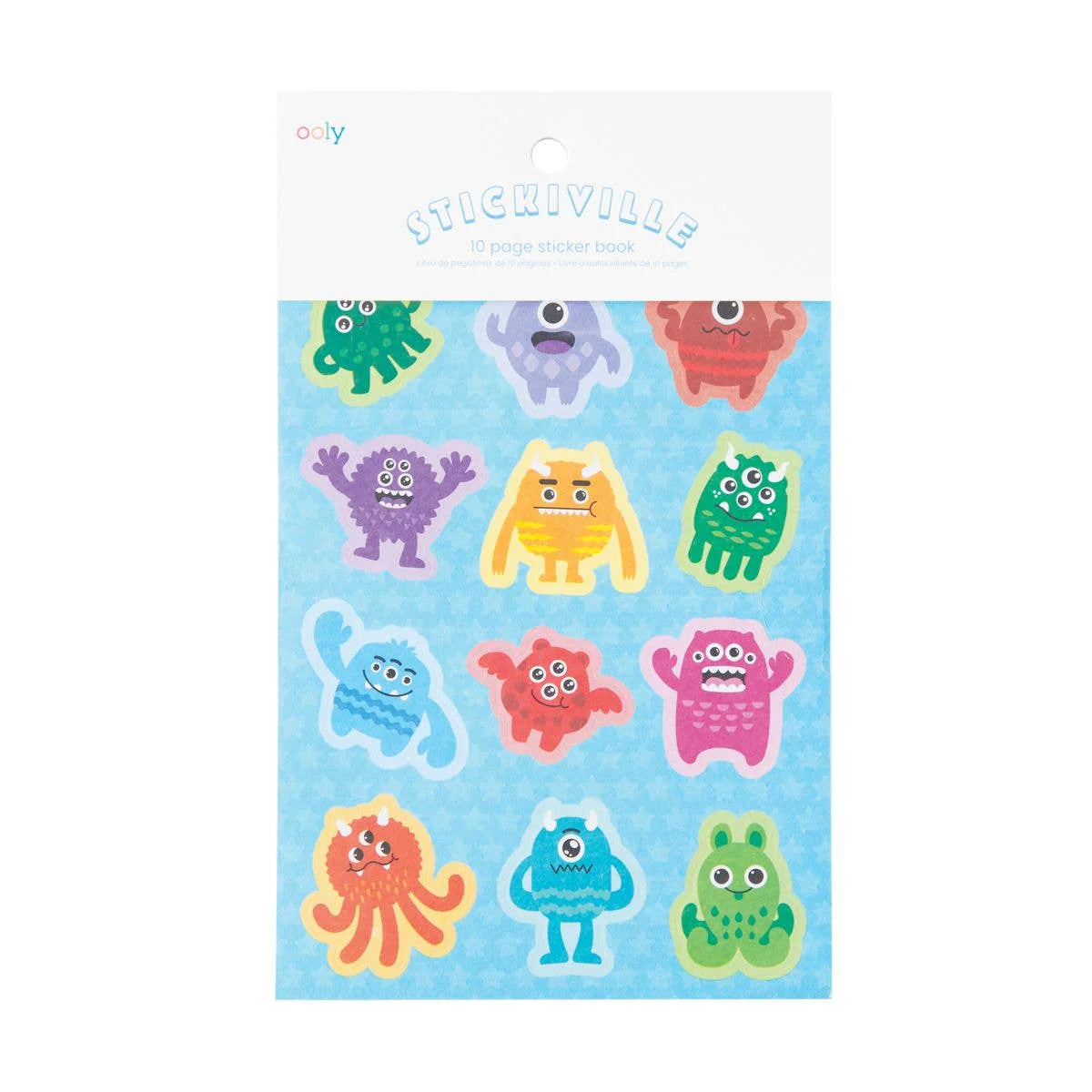 OOLY: Stickiville Book - Monster