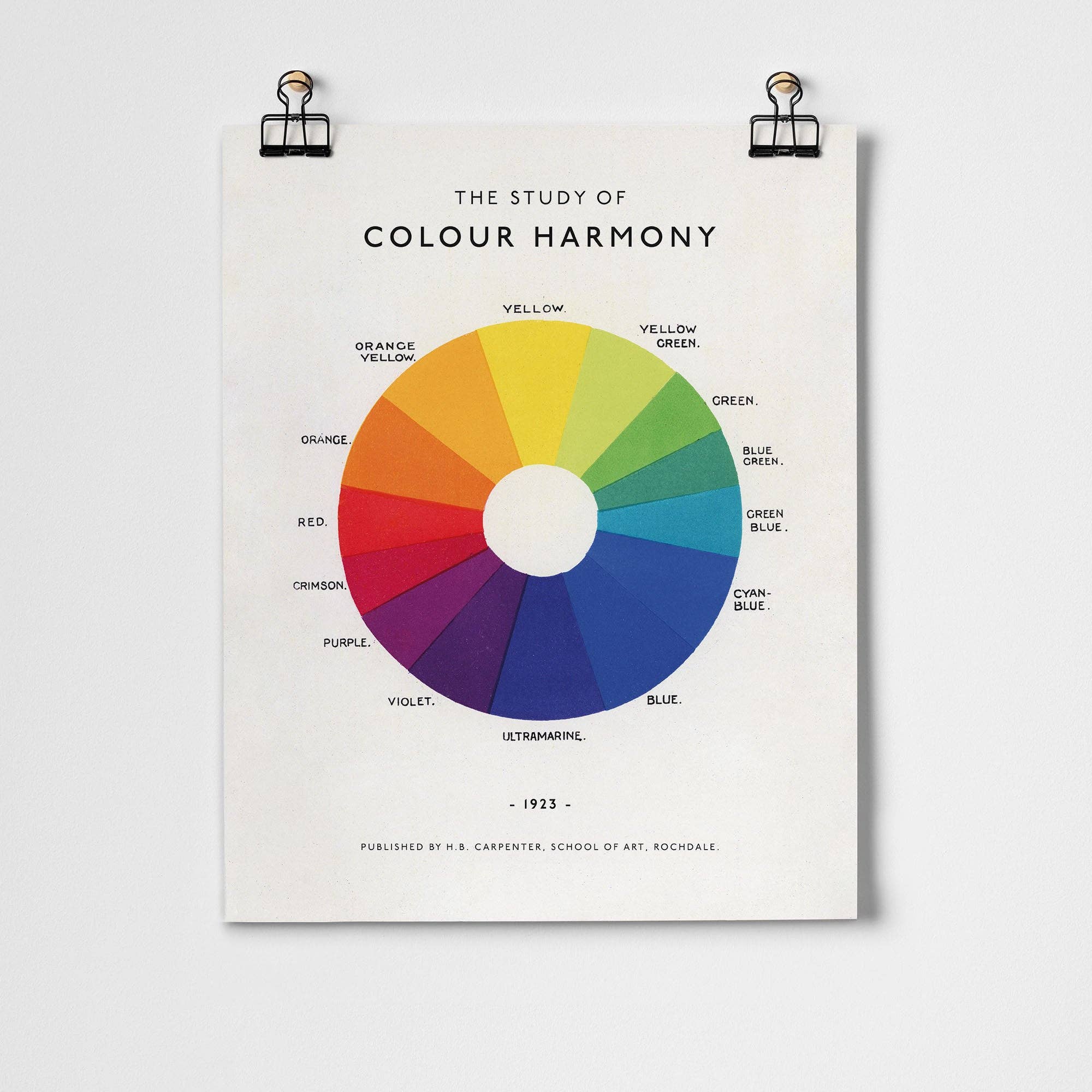 Roomytown Inc: The Study of Color Harmony Fine Art Print - Image 2