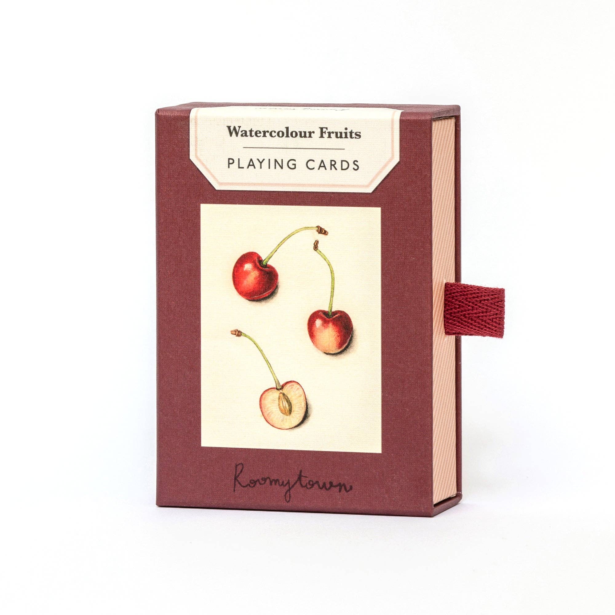 Roomytown Inc: Watercolour Fruits Single Playing Card Deck