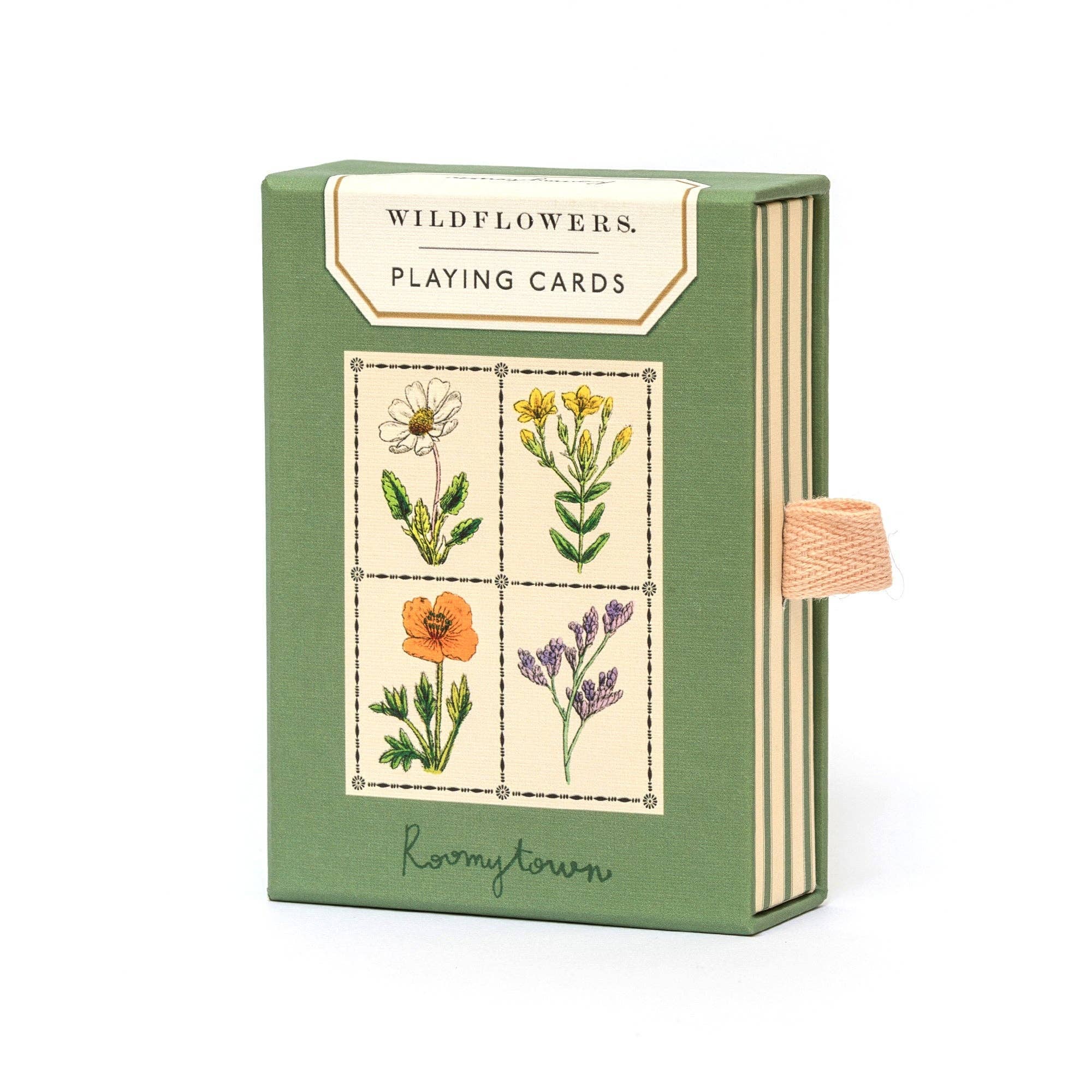 Roomytown Inc: Wildflowers Single Playing Card Deck