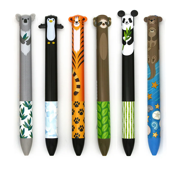 Snifty: Twice As Nice Cute Creatures 2 Color Pen