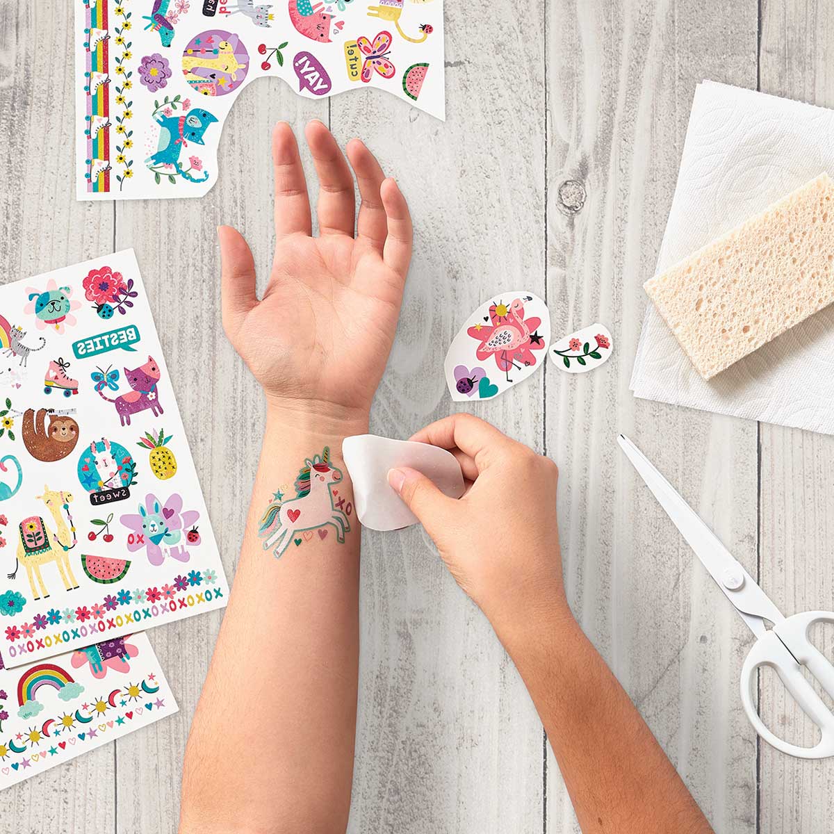 OOLY: Tattoo Palooza Temporary Glitter Tattoo: Mermaid Magic - Image 3
