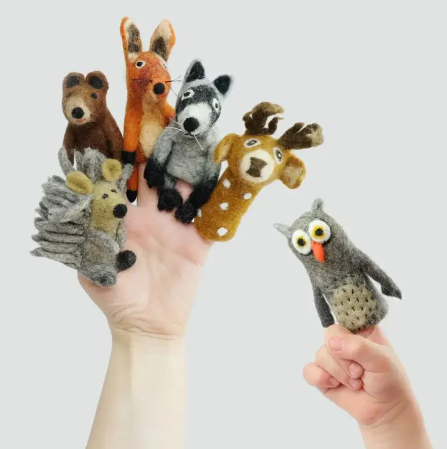 The Winding Road: Forest Friends Finger Puppets