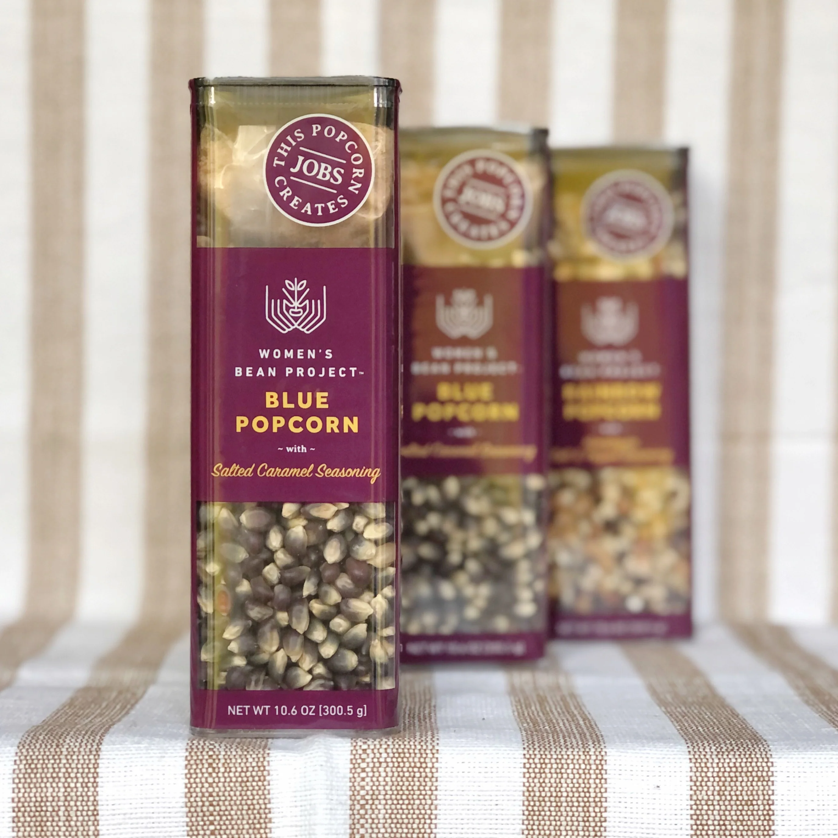 Women's Bean Project: Blue Popcorn with Salted Caramel